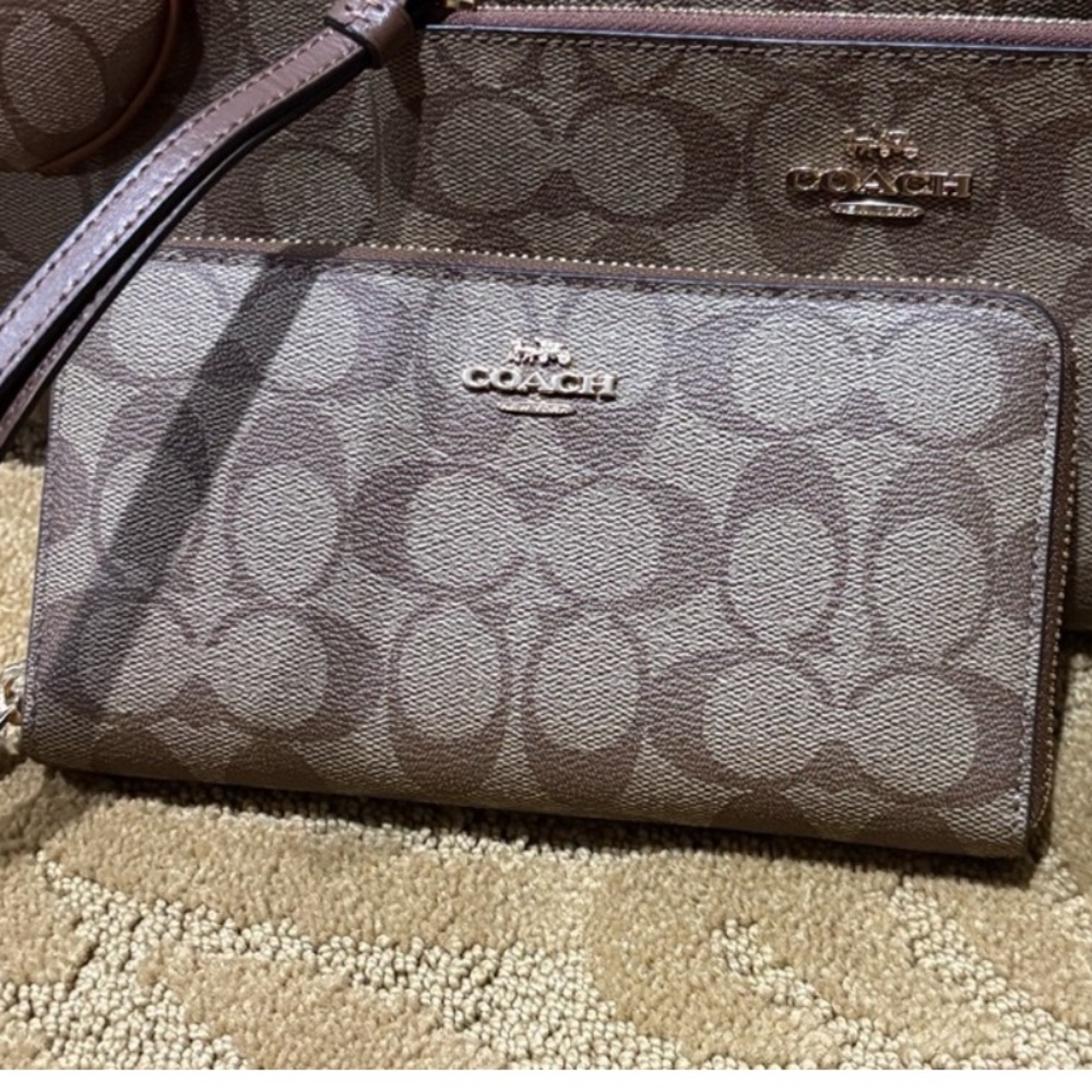 Coach Brown Signature Wallet